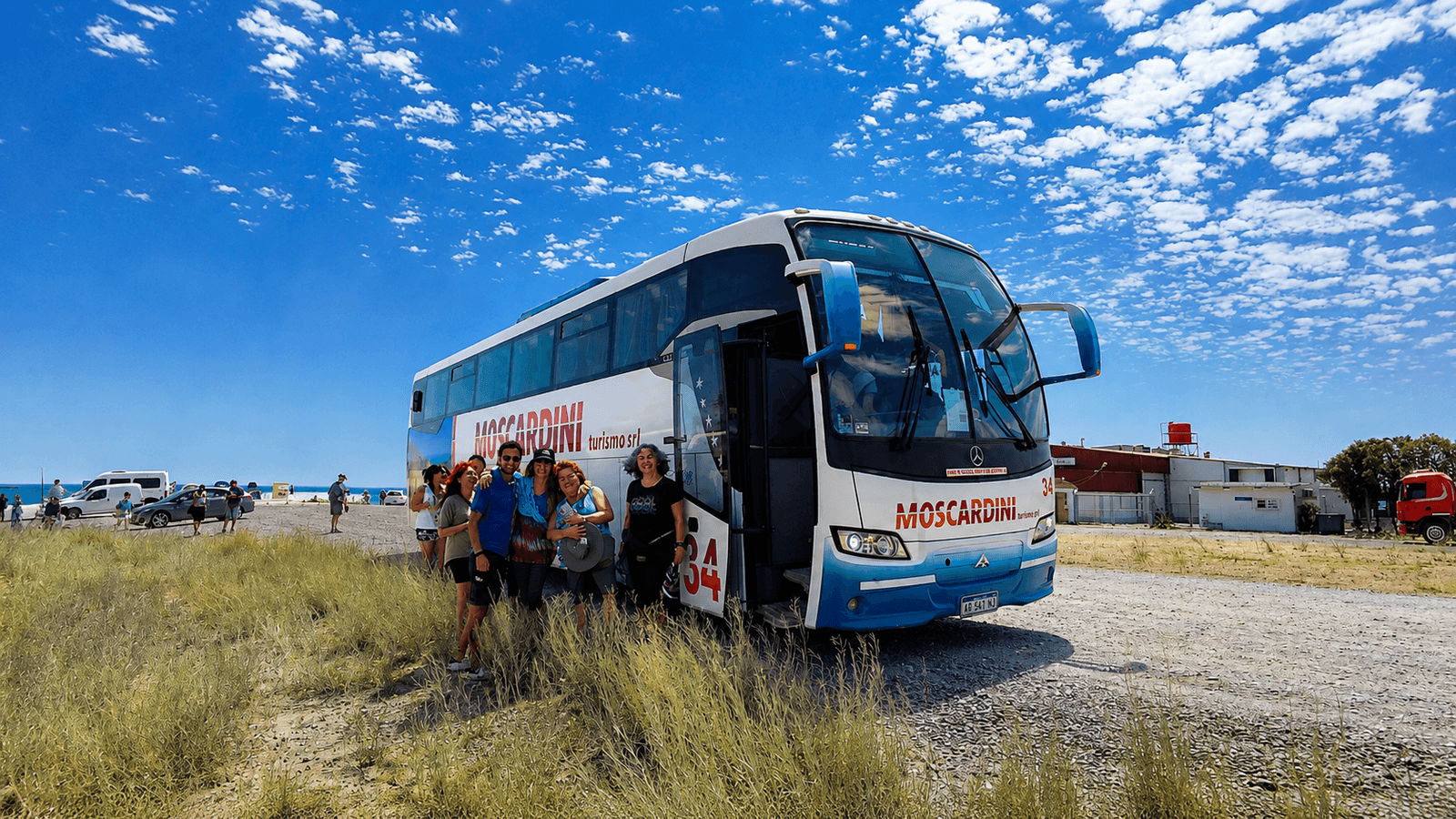 Grupo de viajeros - Las Grutas, Río Negro