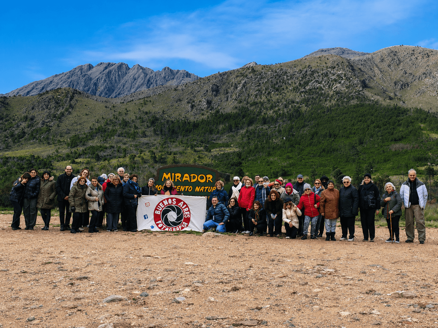 Grupo de viajeros - Sierra de la Ventana, Buenos Aires